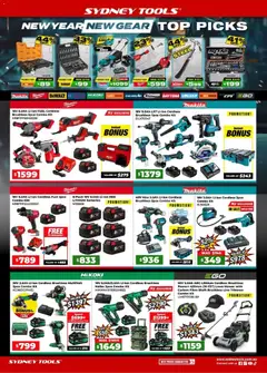 Preview of catalogue Catalogue from shop Sydney Tools valid 02/01/2026
