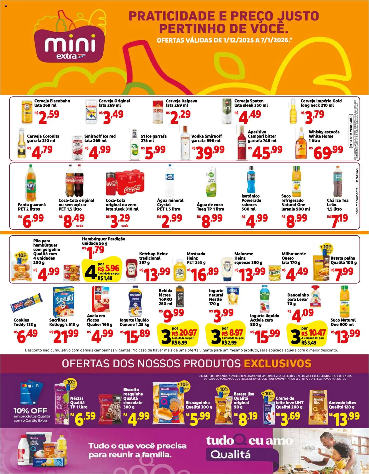 Pré-Visualização do folheto "Ofertas Mensal" da loja Mini Extra válido a partir de 01/12/2025