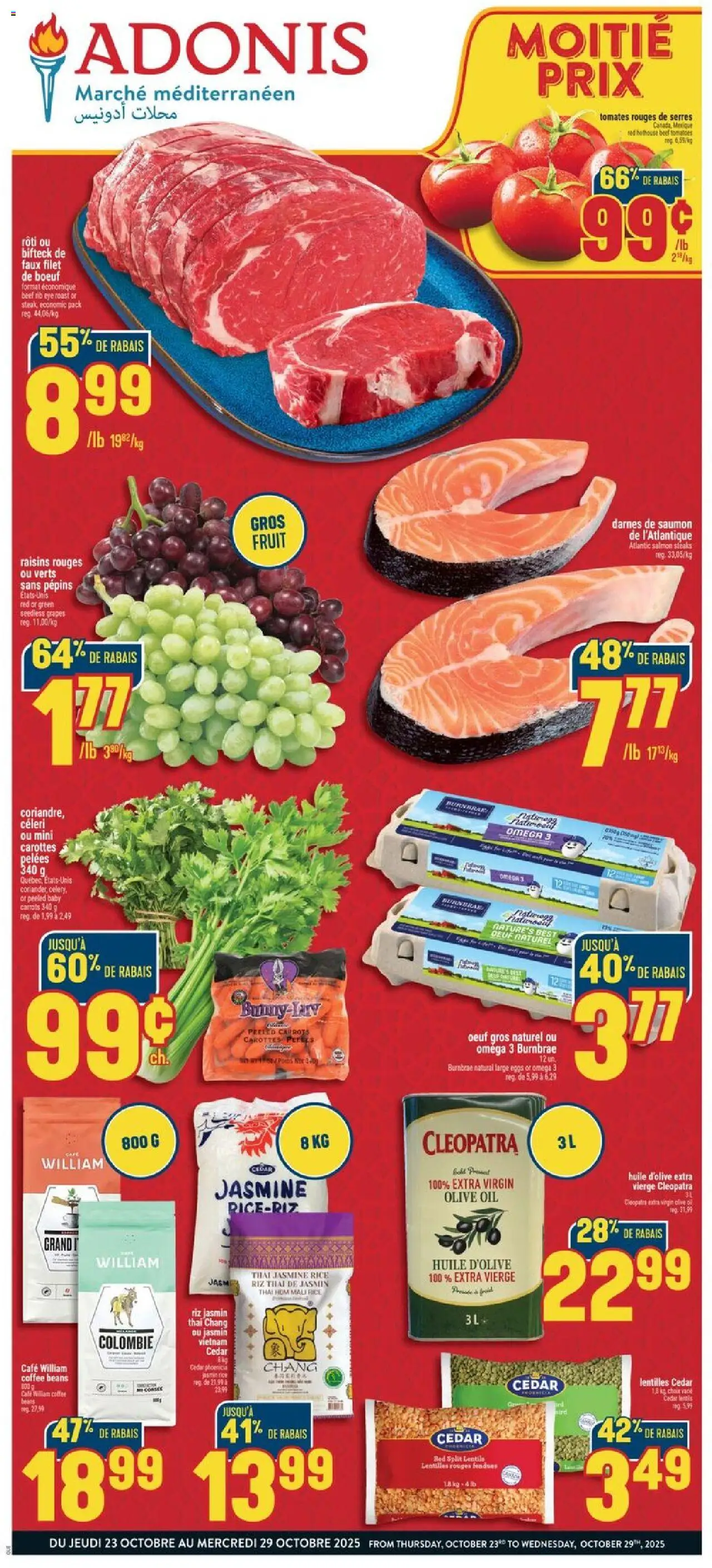 Adonis flyer valid from Oct 23, 2025 - page number 1