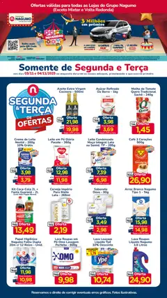 Pré-Visualização do folheto "Ofertas Segunda e Terça" da loja Nagumo válido a partir de 03/11/2025