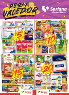 Vista previa las ofertas de la tienda Soriana - Pesito Valedor Mercado: Edo Mex, Valle De México, Gro, Hgo, Mor, Pue, Qto, Tlax, Ver desde el 13/11/2025 