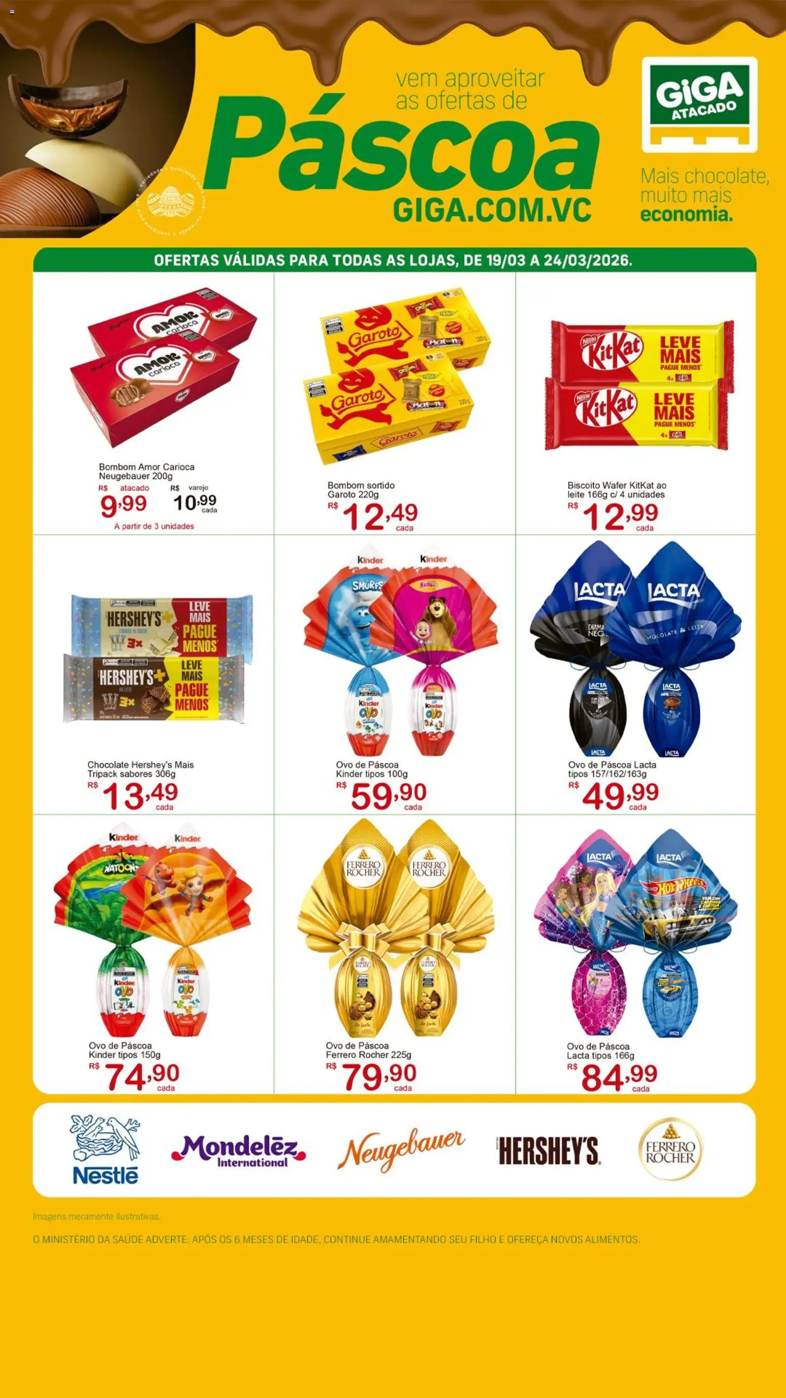 Pré-Visualização do folheto "GIGA Atacado ofertas Páscoa " da loja GIGA Atacado válido a partir de 19/03/2026