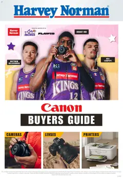 Preview of catalogue Canon Buyers Guide from shop Harvey Norman valid 29/01/2026