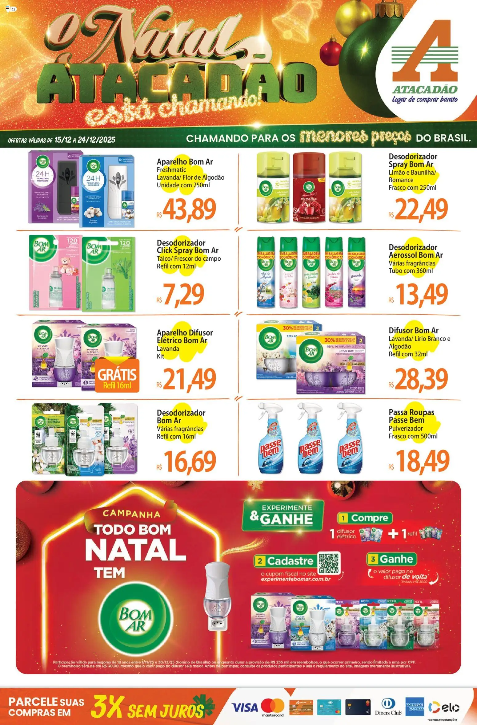 Pré-Visualização do folheto "Ofertas - CE" da loja Atacadão válido a partir de 15/12/2025