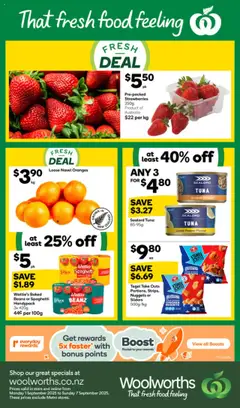 Preview of catalogue Catalogue North Island from shop Woolworths valid 1 Sept 2025