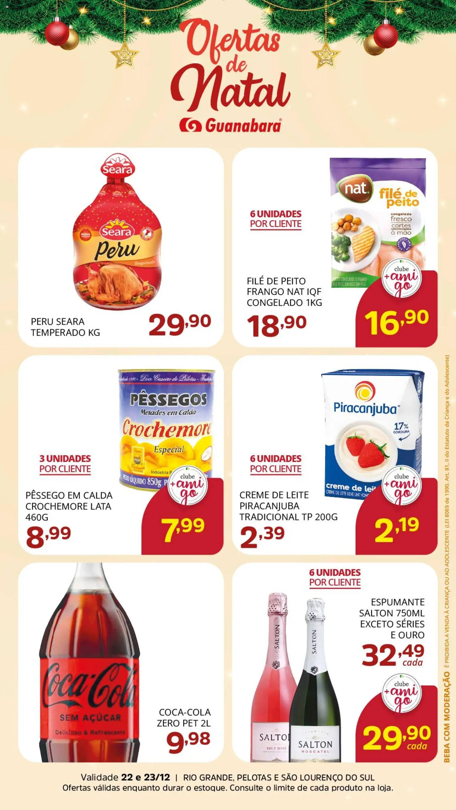 Pré-Visualização do folheto "Ofertas da semana" da loja Supermercado Guanabara válido a partir de 22/12/2025