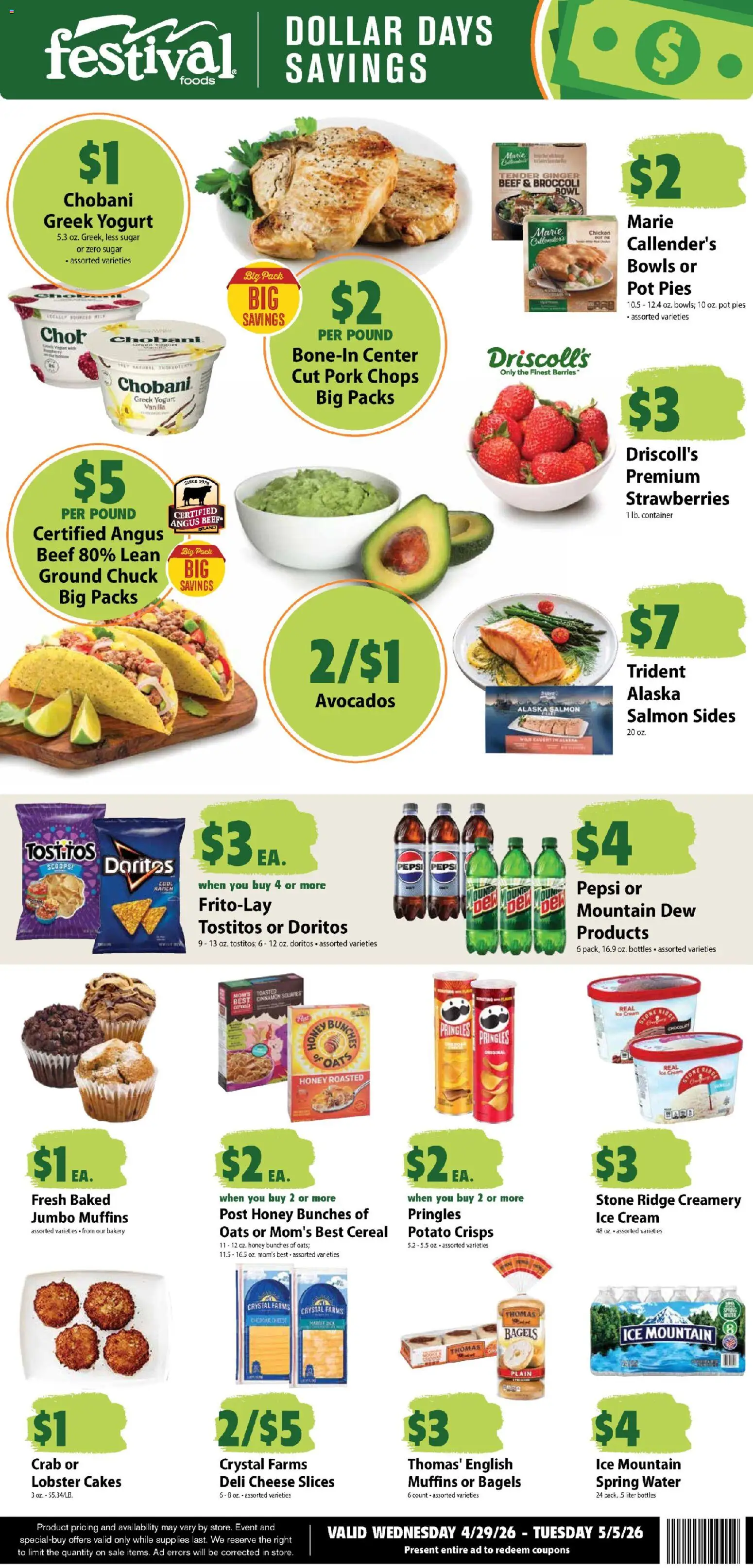 Ad Preview of Festival Foods Festival Foods Weekly Ad from 04/29/2026