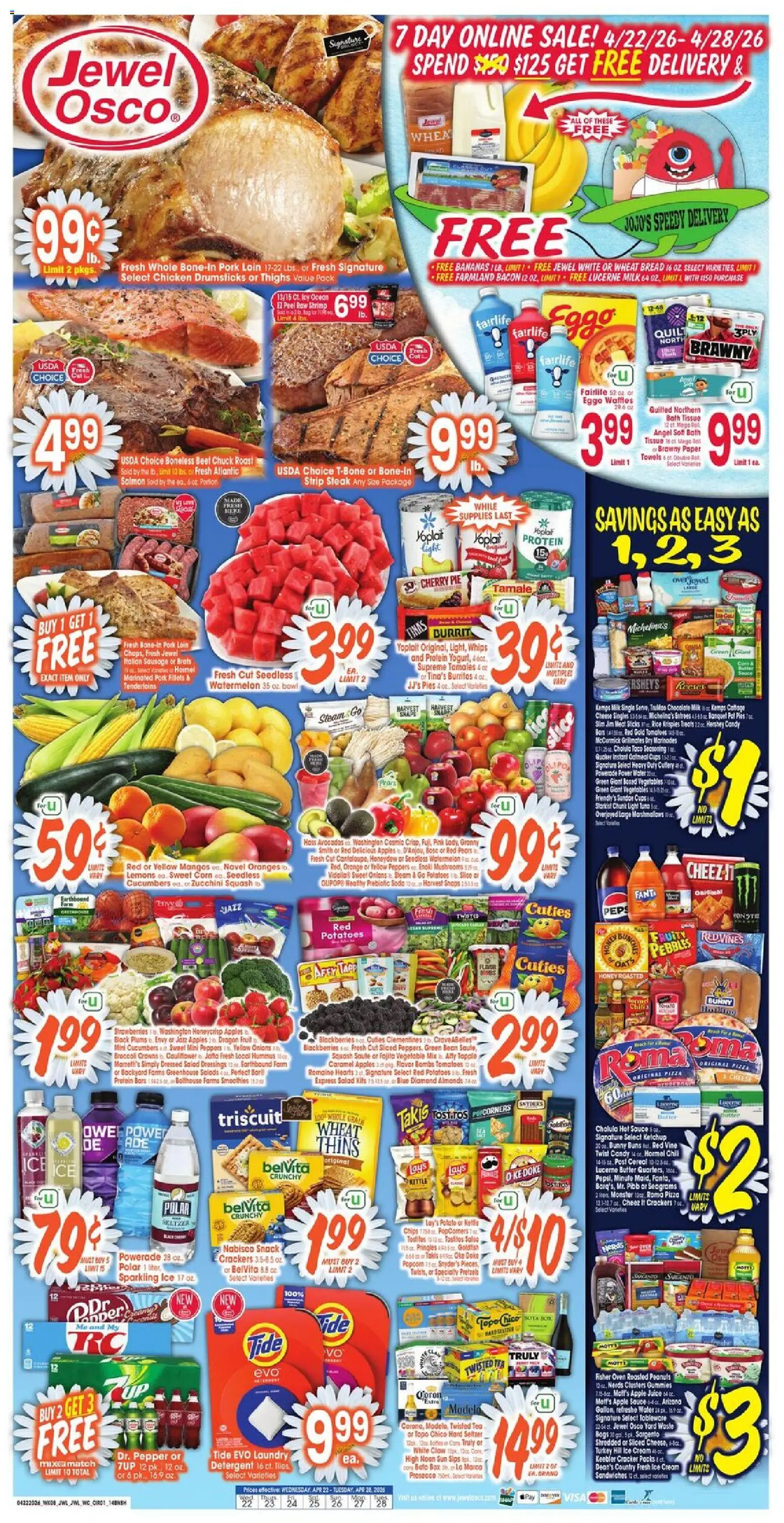 Ad Preview of Jewel Osco Jewel Osco Weekly Ad from 04/22/2026