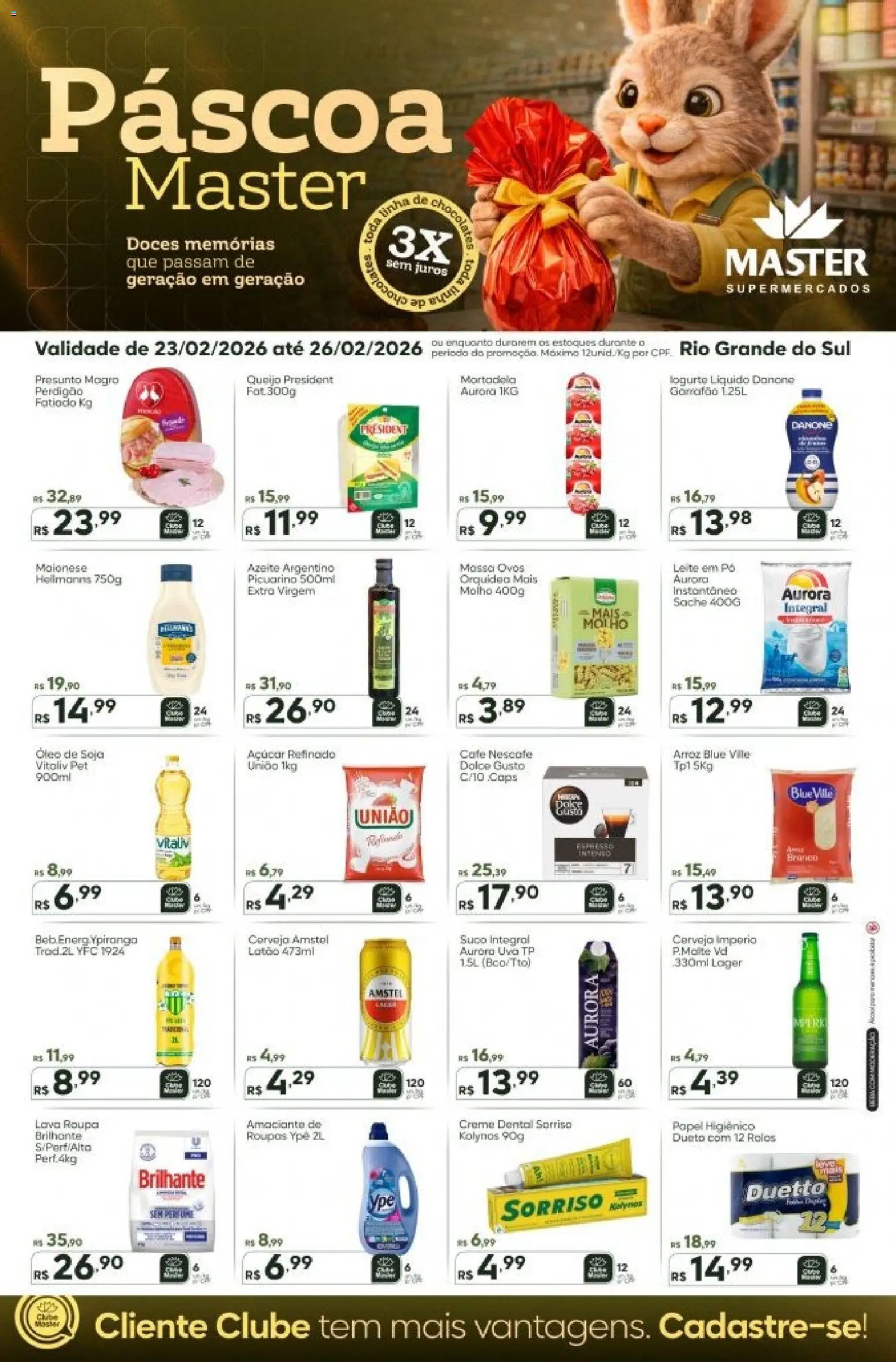 Pré-Visualização do folheto "Ofertas da semana" da loja Master válido a partir de 23/02/2026