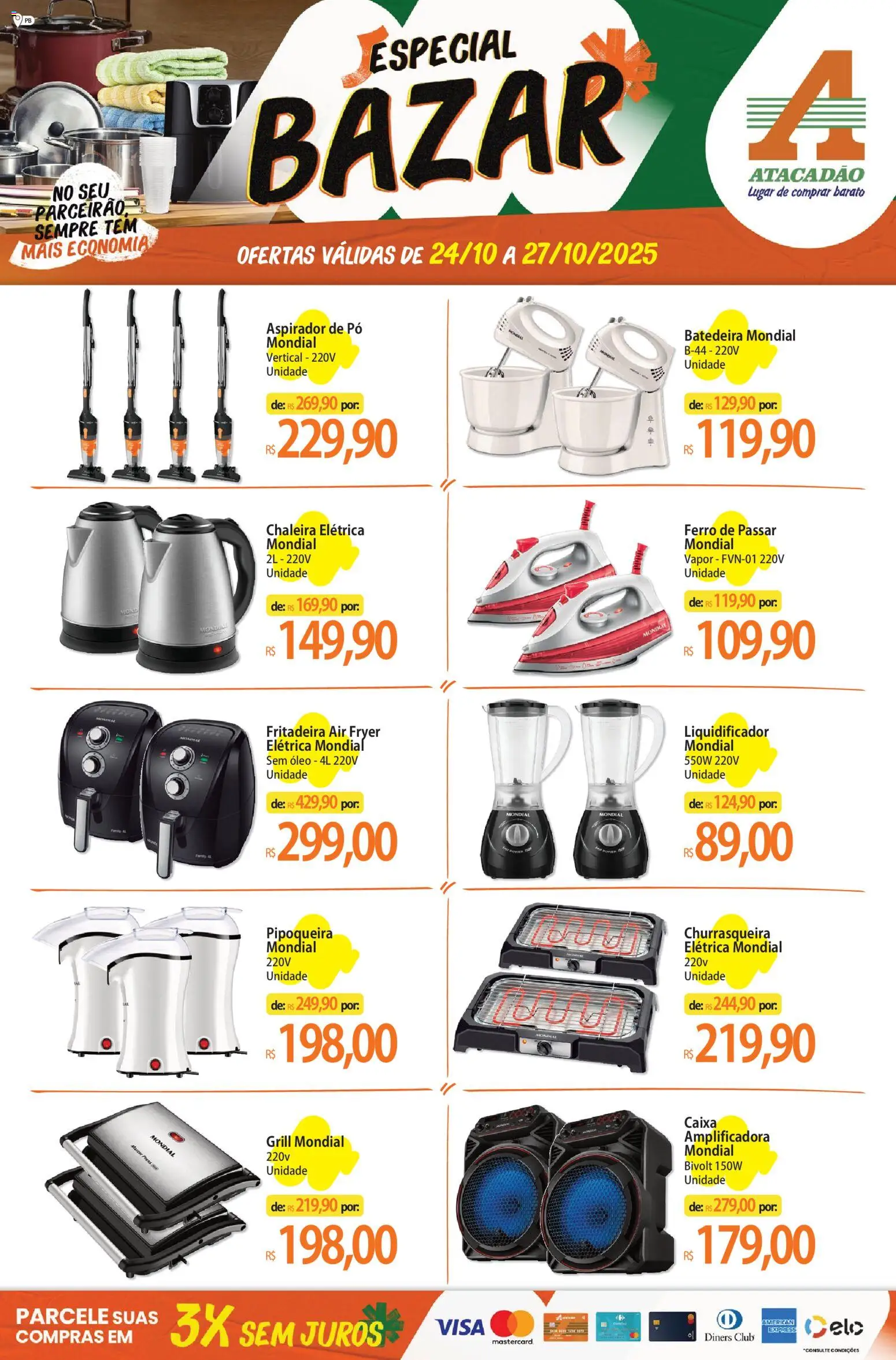 Atacadão folheto "Ofertas - PB" válido a partir de 24/10/2025 - número de página 1