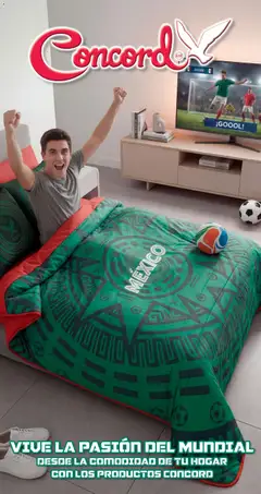 Vista previa las ofertas de la tienda Colchas Concord - Colchas Concord catálogo Mundialista desde el 10/04/2026 