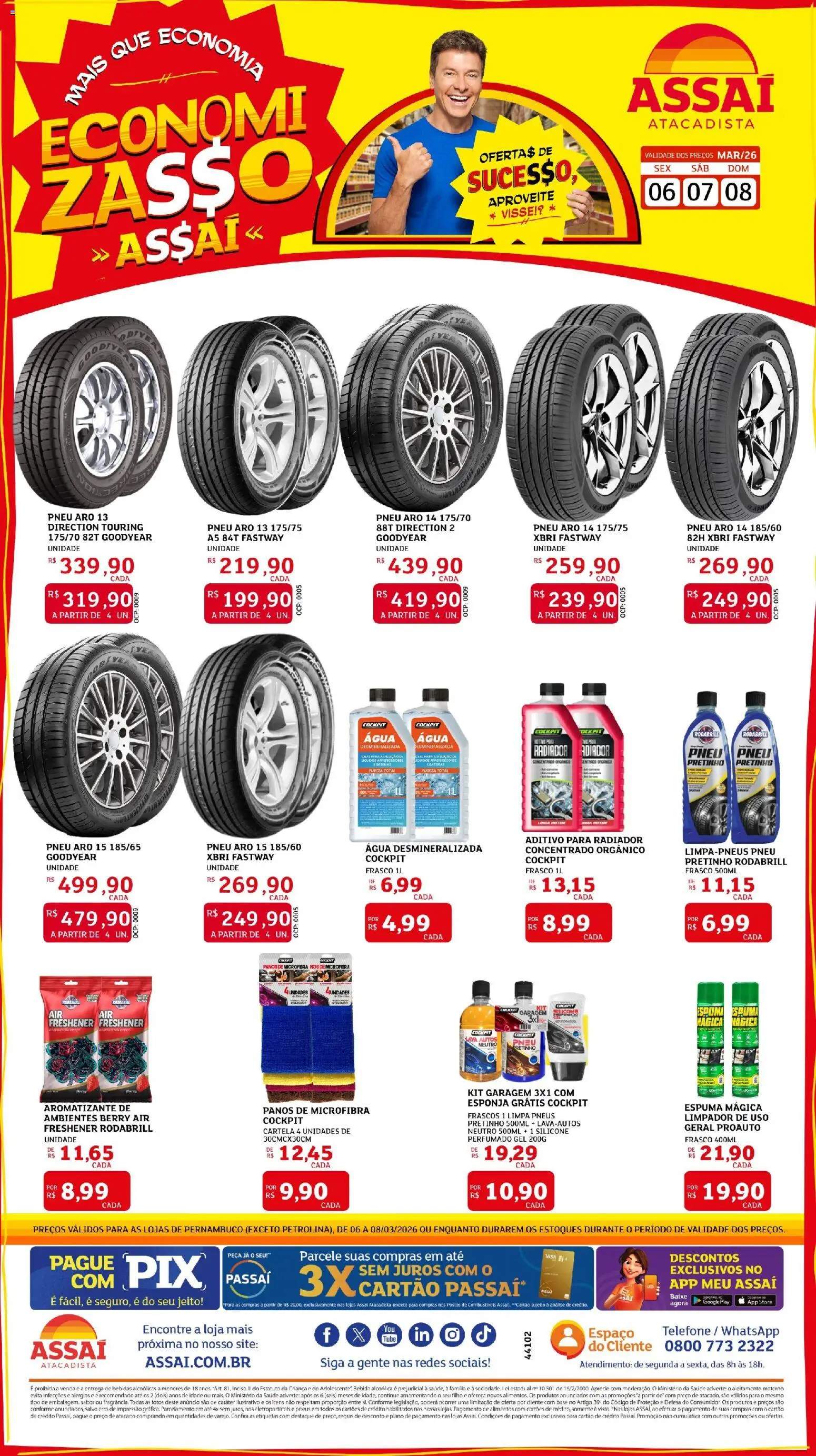 Pré-Visualização do folheto "Assaí Atacadista ofertas - PE" da loja Assaí Atacadista válido a partir de 06/03/2026