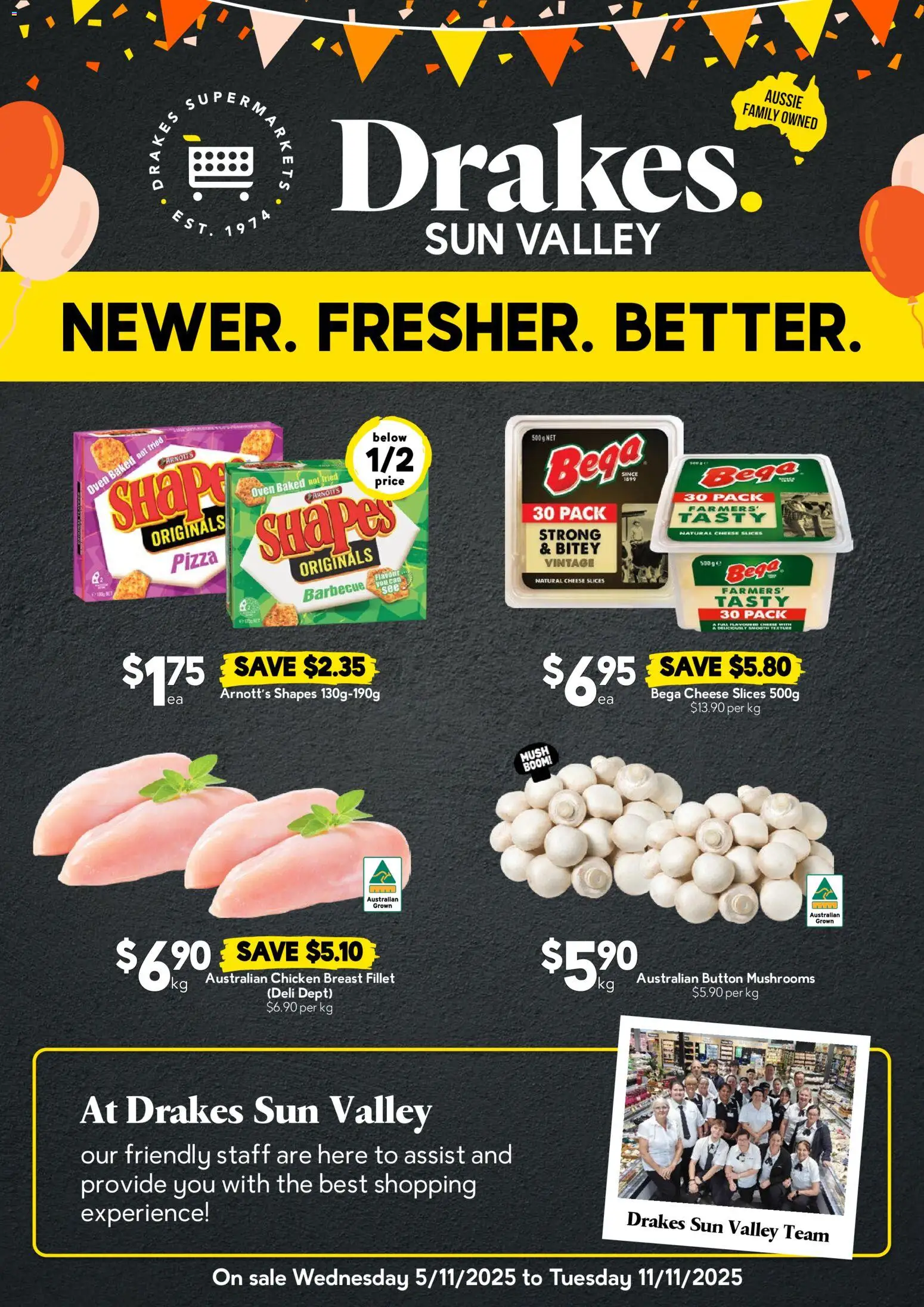 Preview of catalogue Sun Valley QLD from shop Drakes valid 05/11/2025