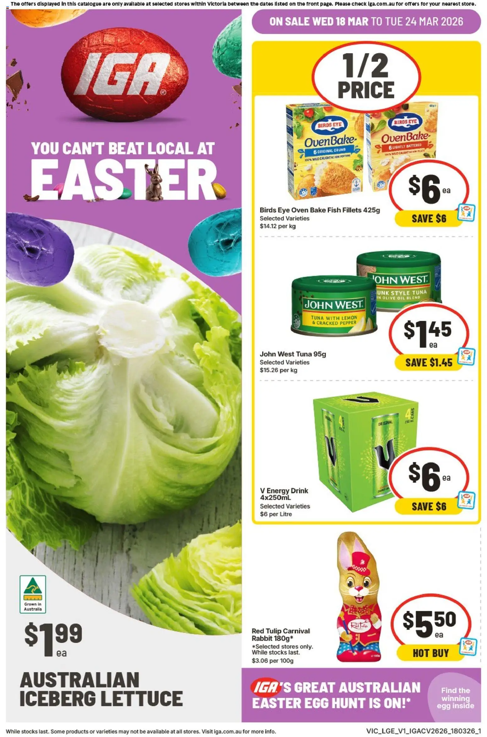 Preview of catalogue IGA catalogue from shop IGA valid 18/03/2026