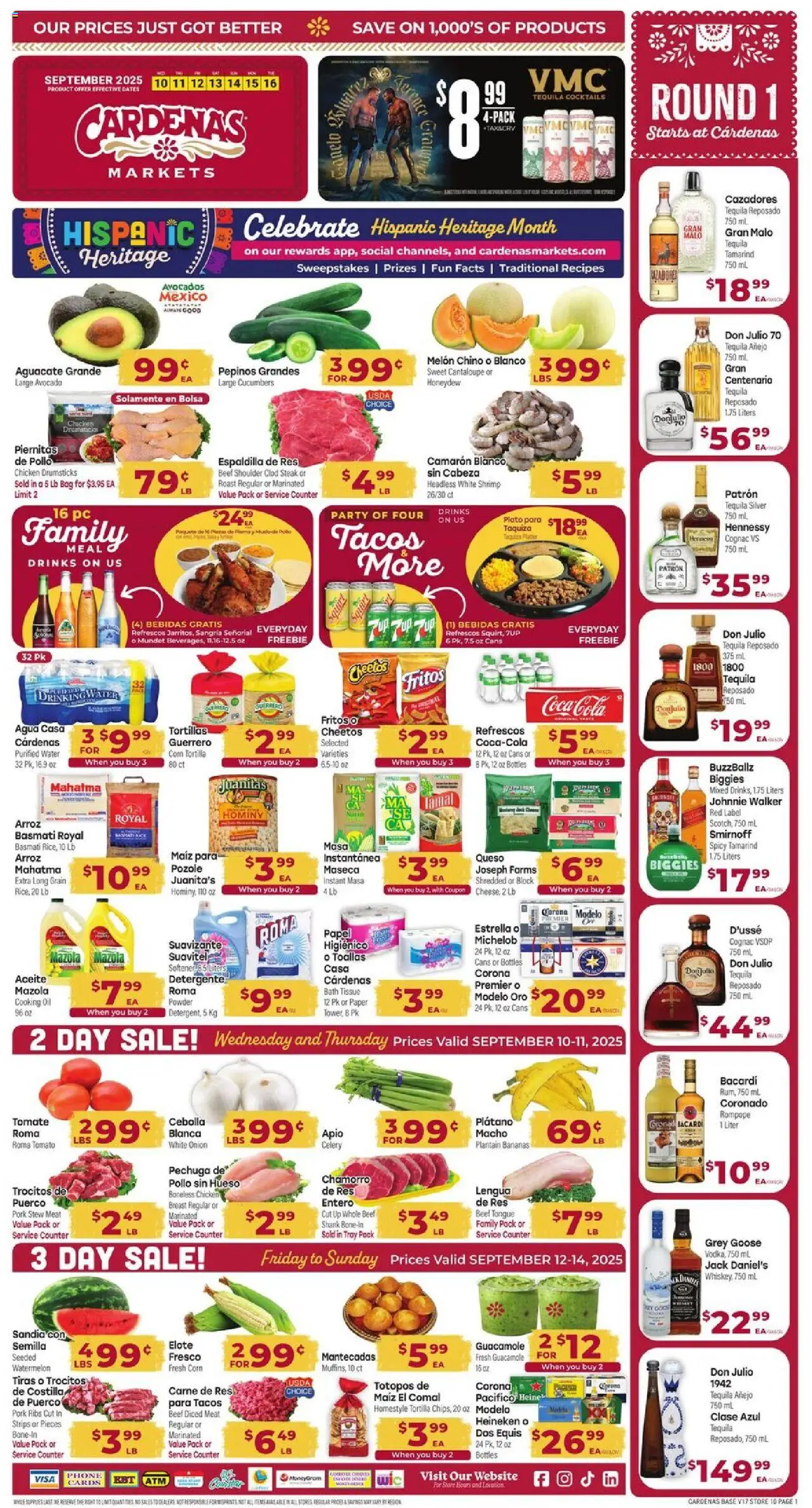 Cardenas Weekly Ad from 09/10/2025 - Flyer - Page number 1