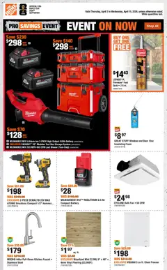 Preview of leaflet Home Depot weekly flyer / circulaire from shop Home Depot is valid from Apr 02, 2026