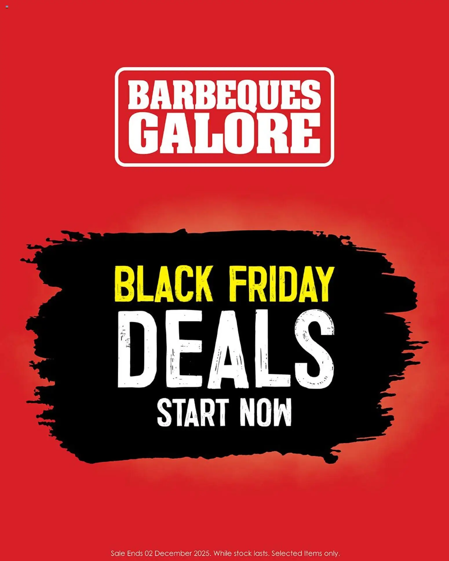 Preview of catalogue Black Friday from shop Barbeques Galore valid 06/11/2025