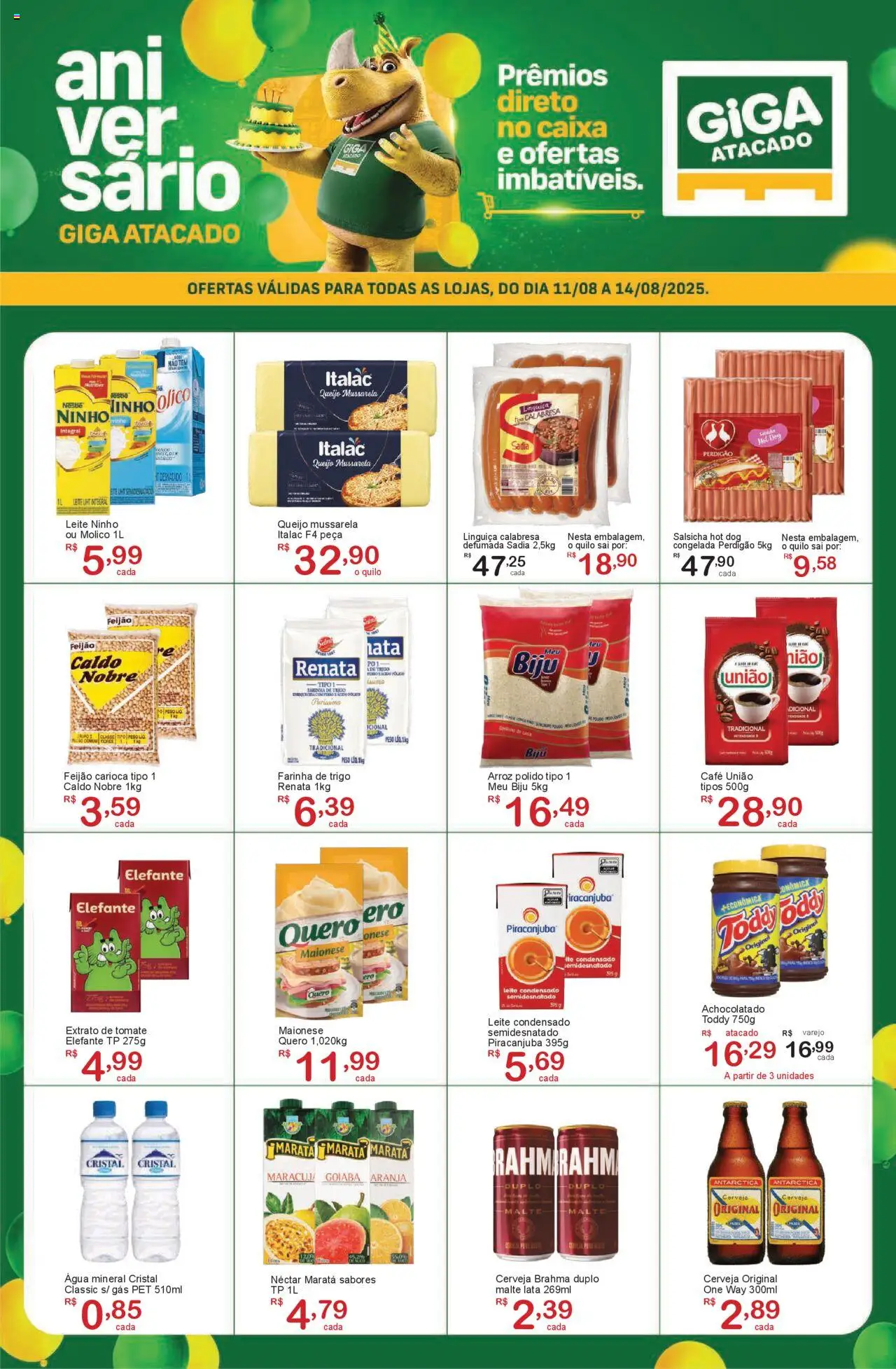 GIGA Atacado folheto "Ofertas da semana" válido a partir de 11/08/2025 - número de página 1