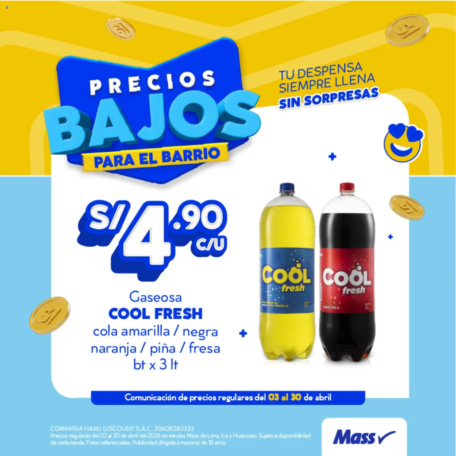 Vista previa de Mass catálogo de la tienda Mass válido desde 03/04/2026