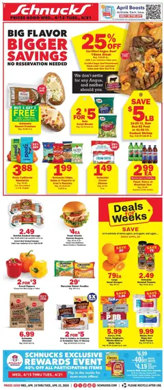 Ad Preview of Schnucks Schnucks Weekly Print Ad - IL from 04/15/2026