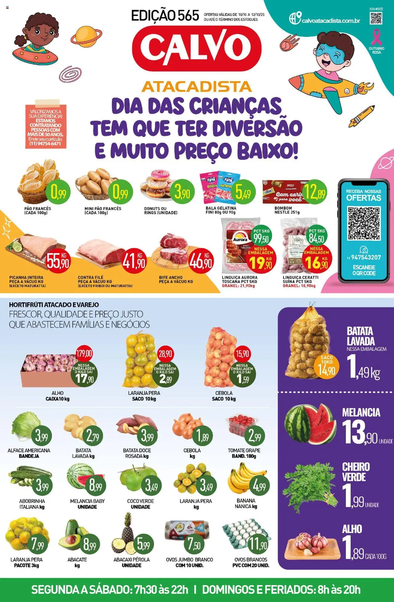 Calvo Atacadista folheto "Ofertas da semana" válido a partir de 10/10/2025 - número de página 1