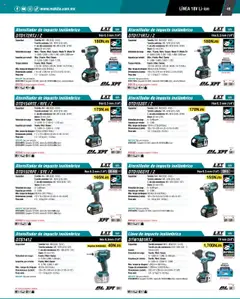 Vista previa las ofertas de la tienda Makita - Catálogo desde el 04/09/2025 | Página: 49