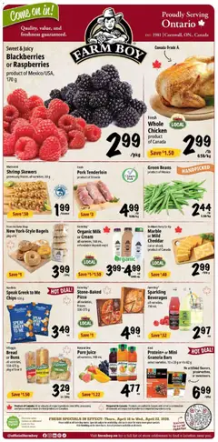 Preview of leaflet Farm Boy weekly flyer / circulaire from shop Farm Boy is valid from Apr 16, 2026