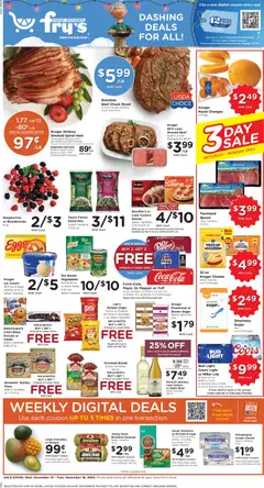 Ad Preview of Fry's Food Weekly Ad from 12/10/2025