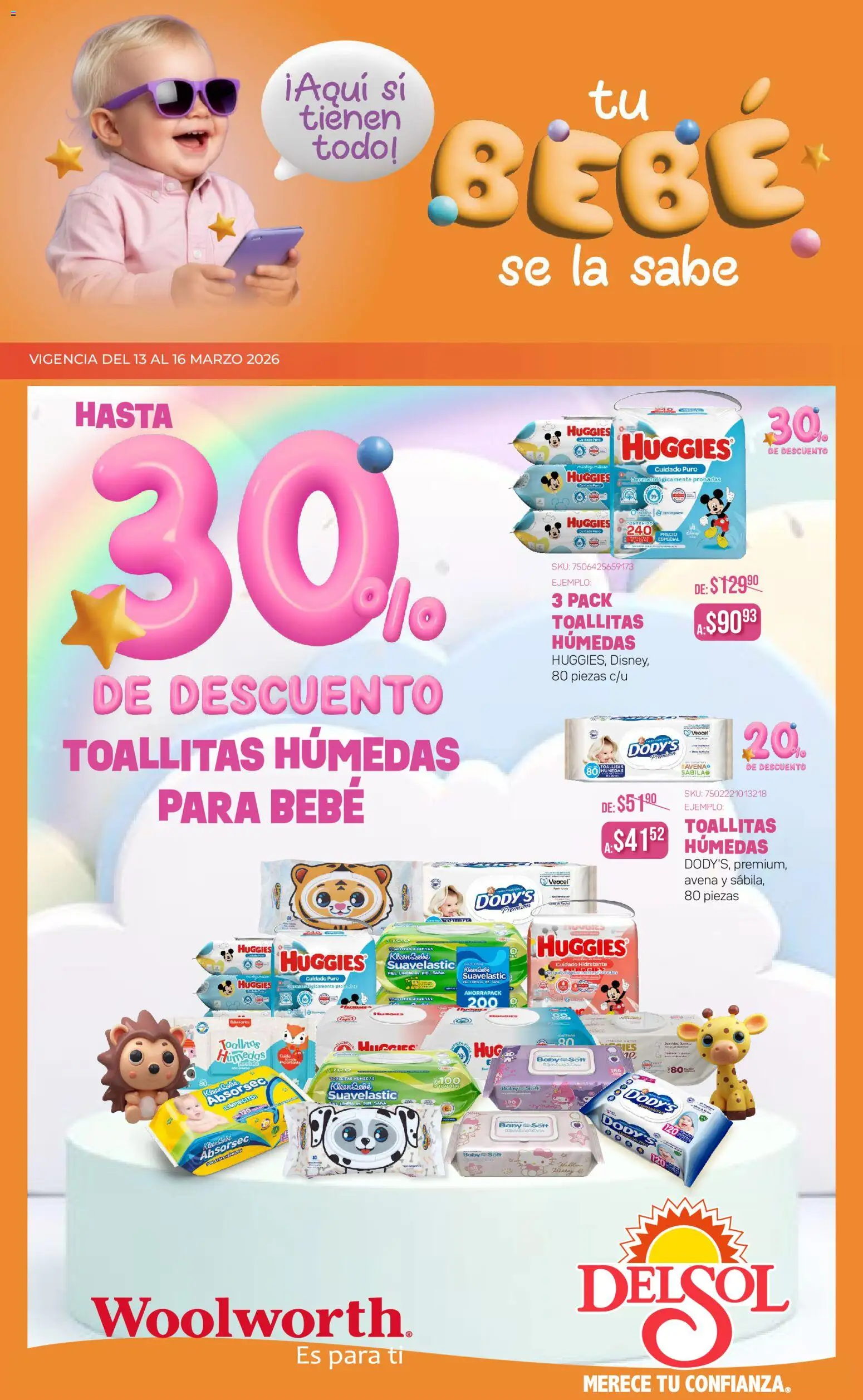 Vista previa las ofertas de la tienda Del Sol y Woolworth - Del Sol y Woolworth catálogo desde el 13/03/2026 