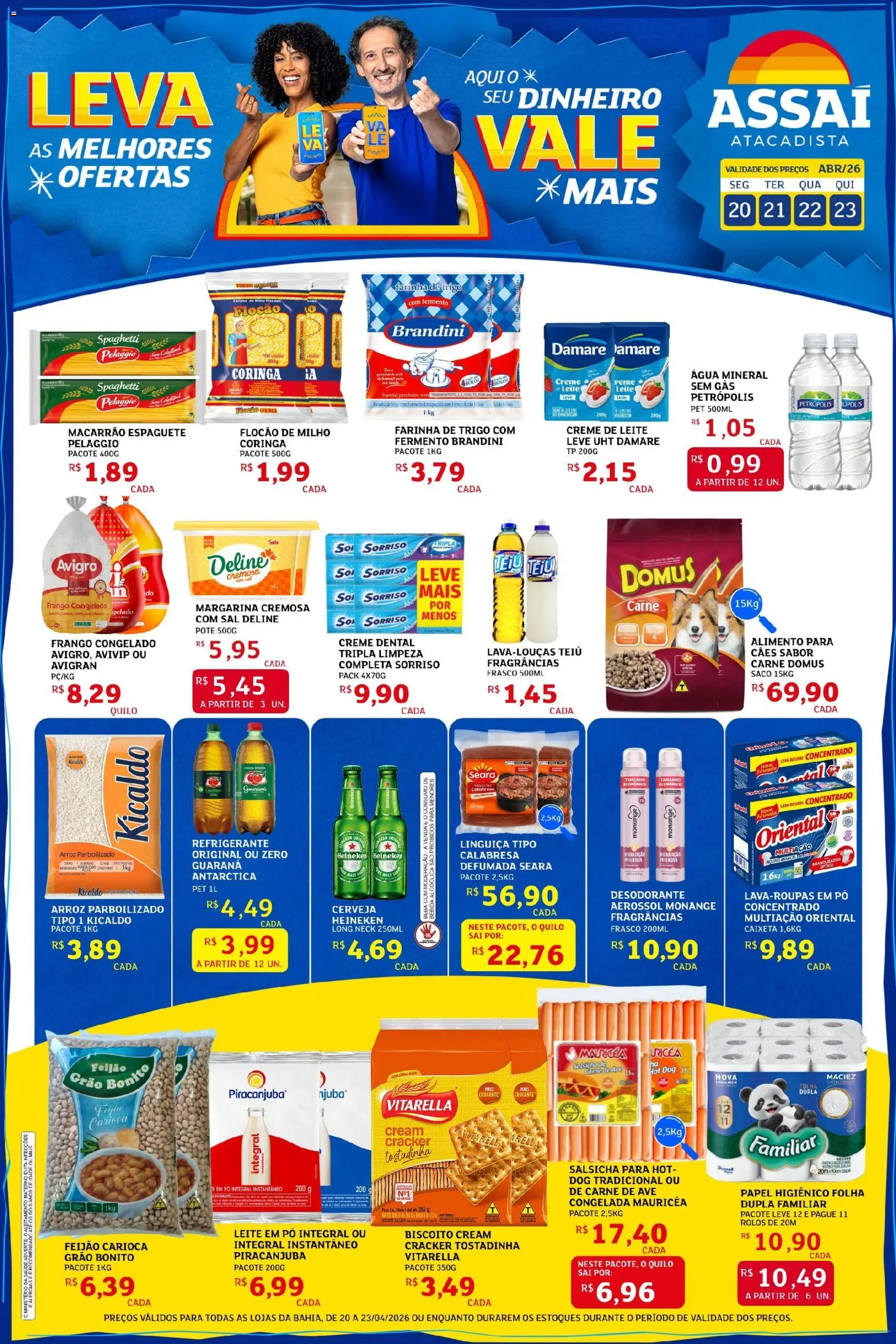Pré-Visualização do folheto "Assaí Atacadista ofertas - BA" da loja Assaí Atacadista válido a partir de 20/04/2026