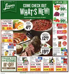Ad Preview of Lowes Foods Weekly Ad - SC from 11/05/2025
