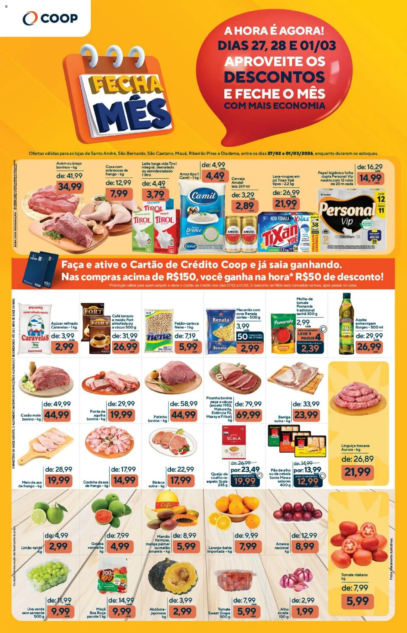 Pré-Visualização do folheto "Coop ofertas Fecha Mês" da loja Coop válido a partir de 27/02/2026