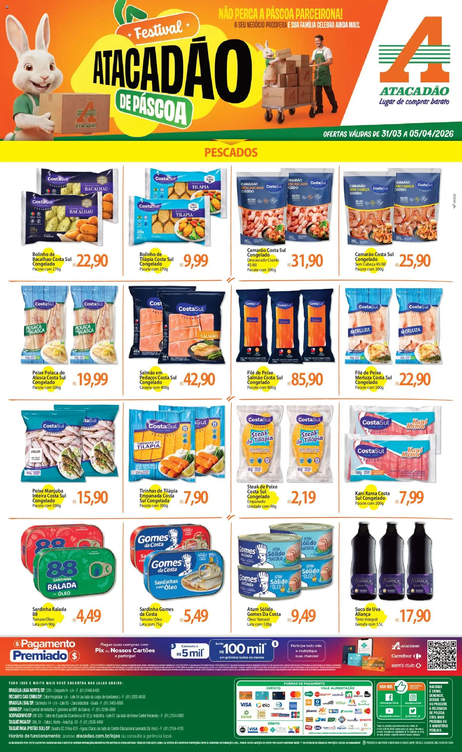 Pré-Visualização do folheto "Atacadão ofertas - DF" da loja Atacadão válido a partir de 31/03/2026