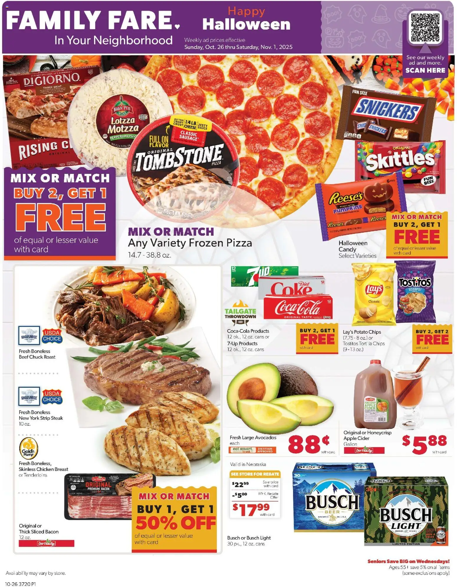 Family Fare Weekly Ad - NE from 10/26/2025 - Flyer - Page number 1