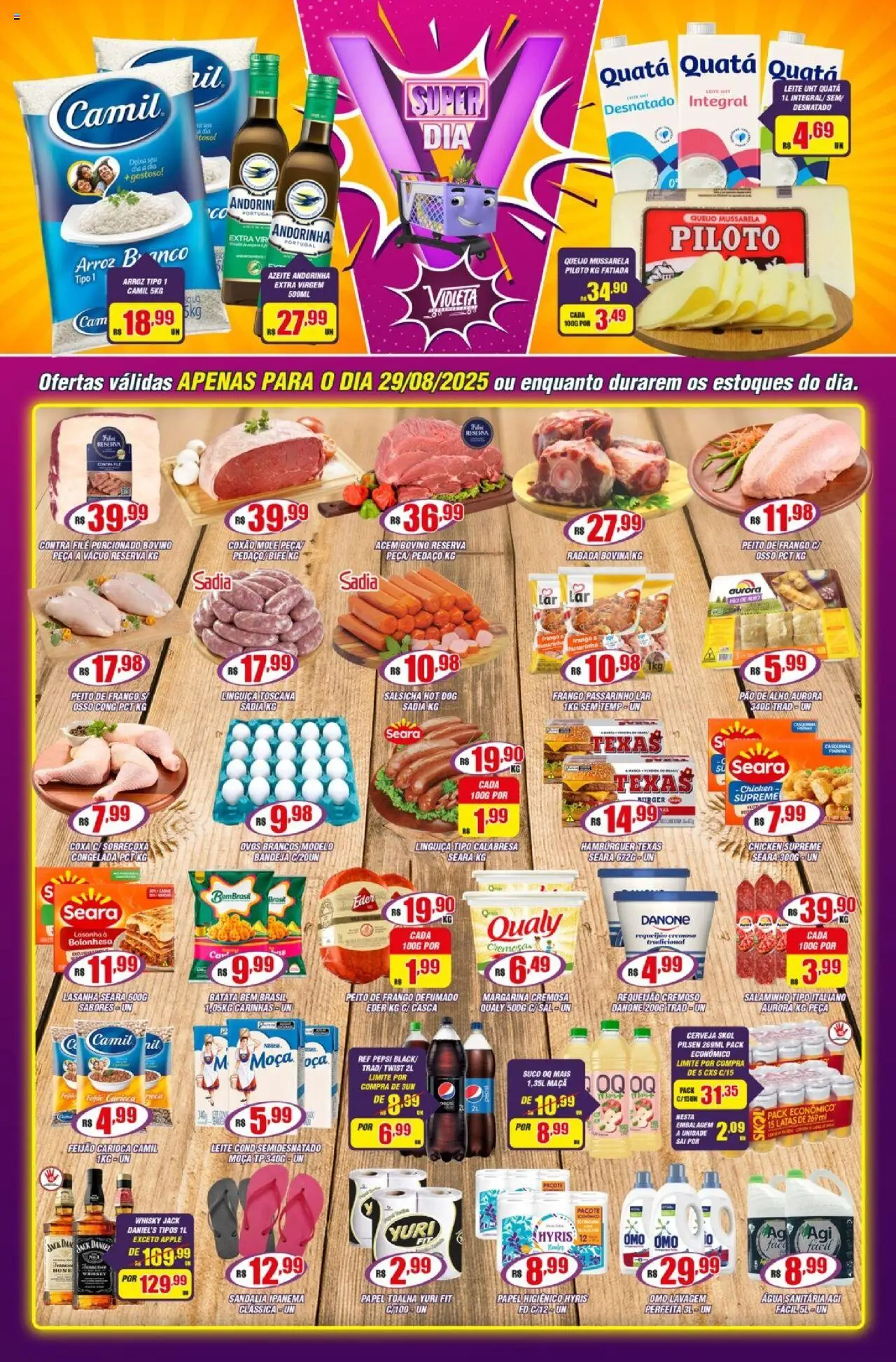 Violeta Supermercados folheto "Ofertas da semana" válido a partir de 29/08/2025 - número de página 1