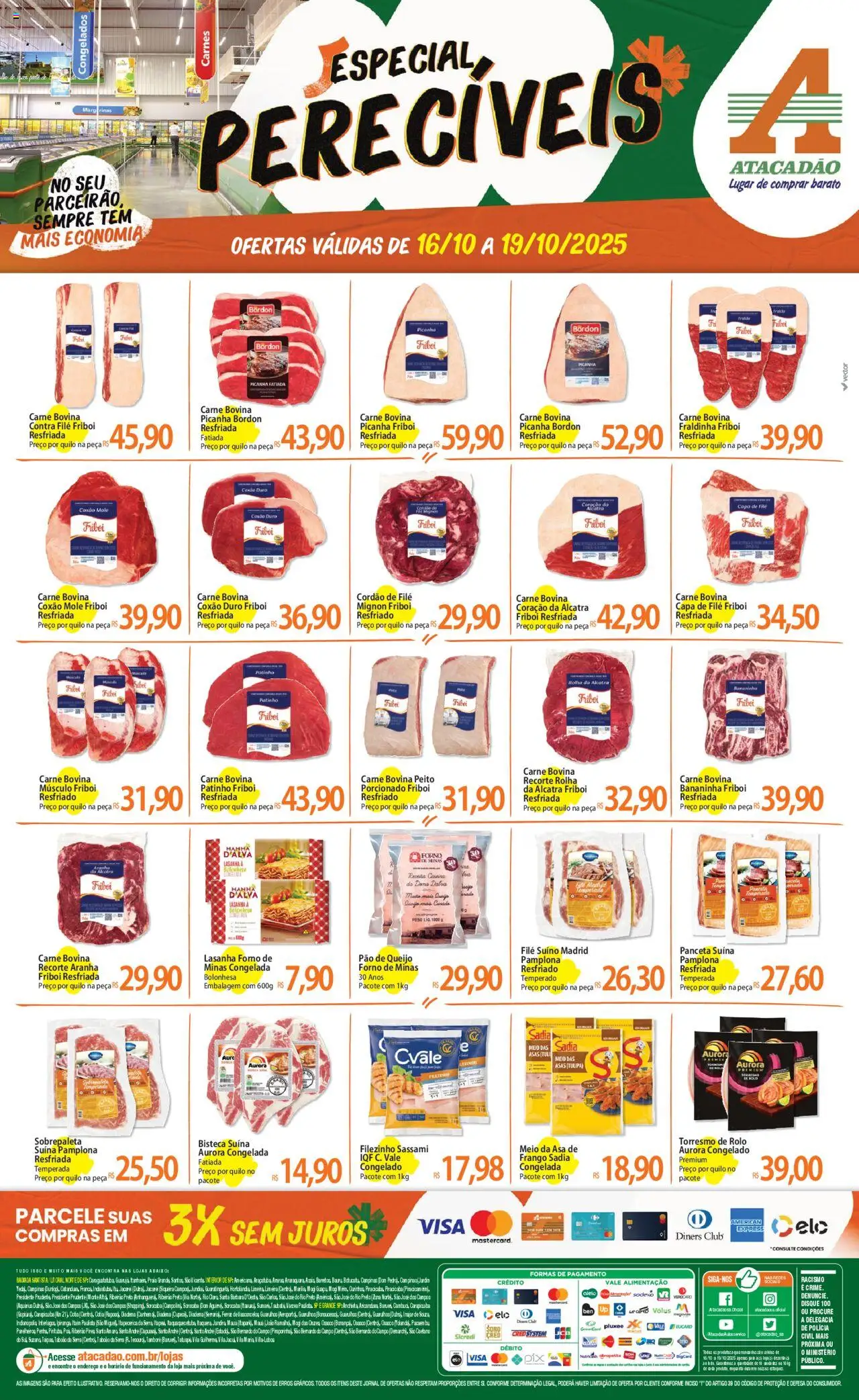 Atacadão folheto "Ofertas - SP" válido a partir de 16/10/2025 - número de página 1