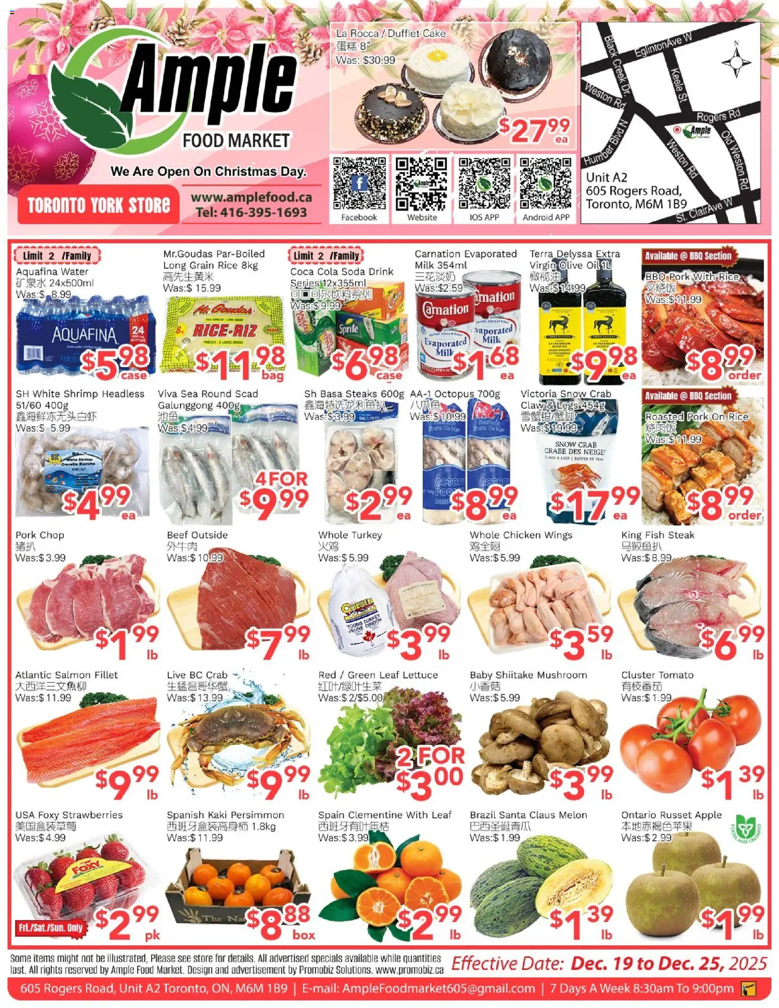 Preview of leaflet Weekly flyer Toronto York from shop Ample Food Market is valid from Dec 19, 2025