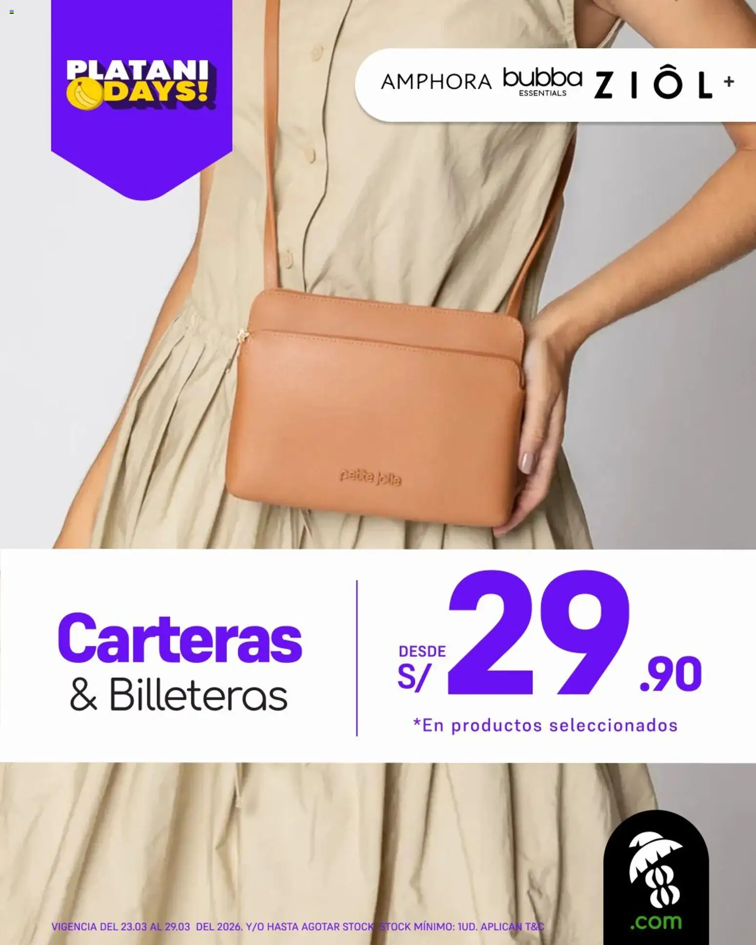 Vista previa de Platanitos - Carteras & Billeteras de la tienda Platanitos válido desde 23/03/2026