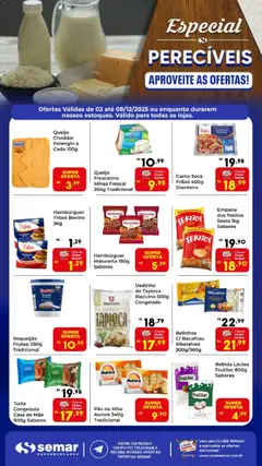 Pré-Visualização do folheto "Ofertas Especial Perecíveis" da loja Semar Supermercado válido a partir de 02/12/2025