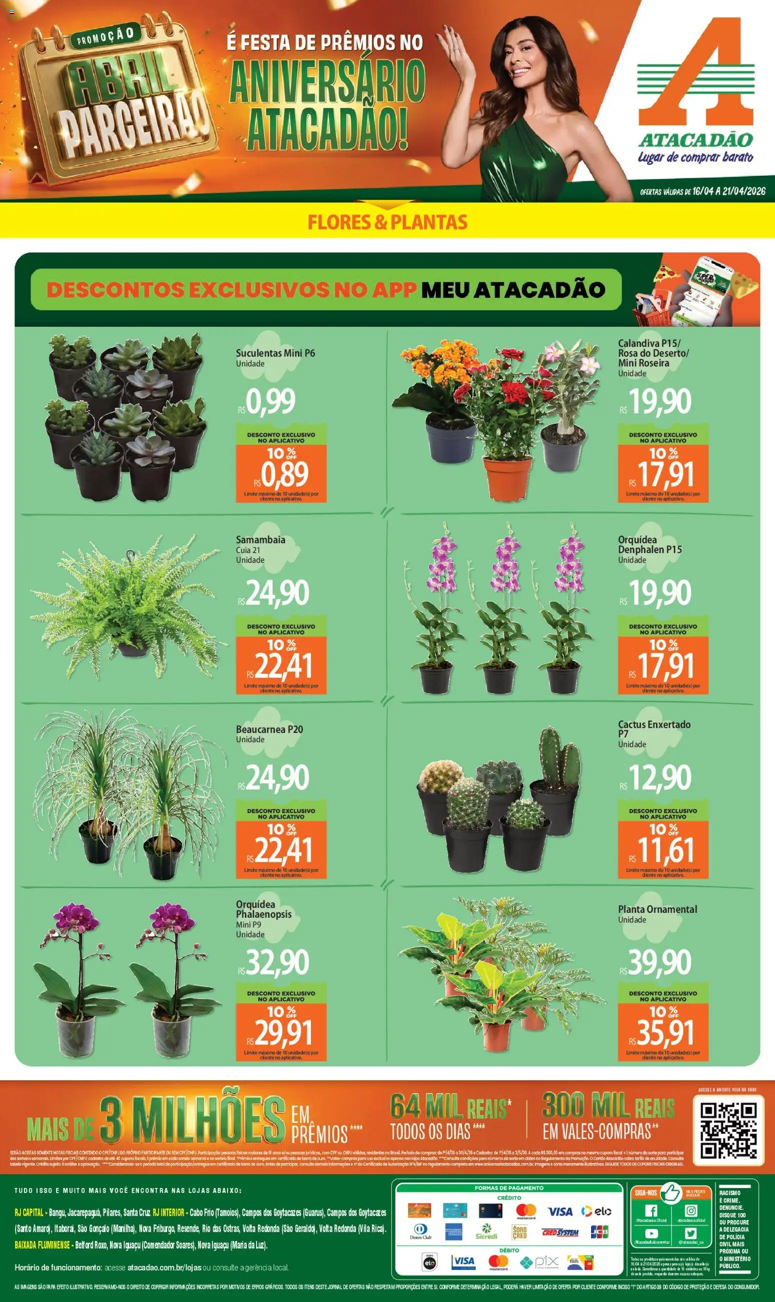 Pré-Visualização do folheto "Atacadão ofertas - RJ" da loja Atacadão válido a partir de 16/04/2026