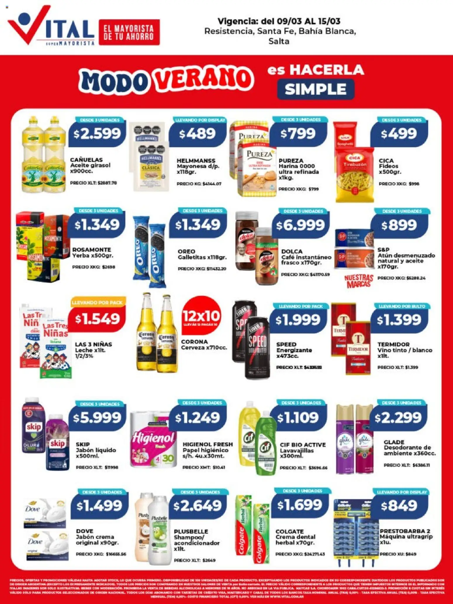 Vista previa del folleto de la tienda Vital válido desde el 09/03/2026 