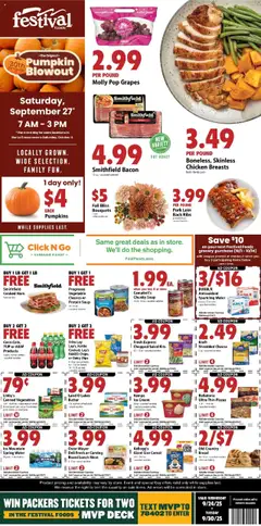 Ad Preview of Festival Foods Weekly Ad from 09/24/2025