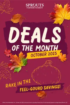 Ad Preview of Sprouts Monthly Ad from 09/24/2025