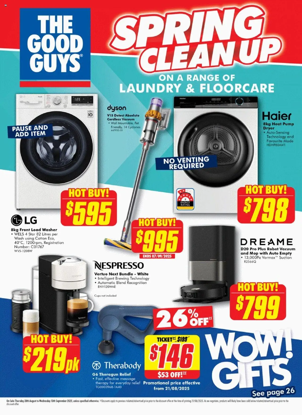 The Good Guys catalogue valid from 27/08/2025 - page 1