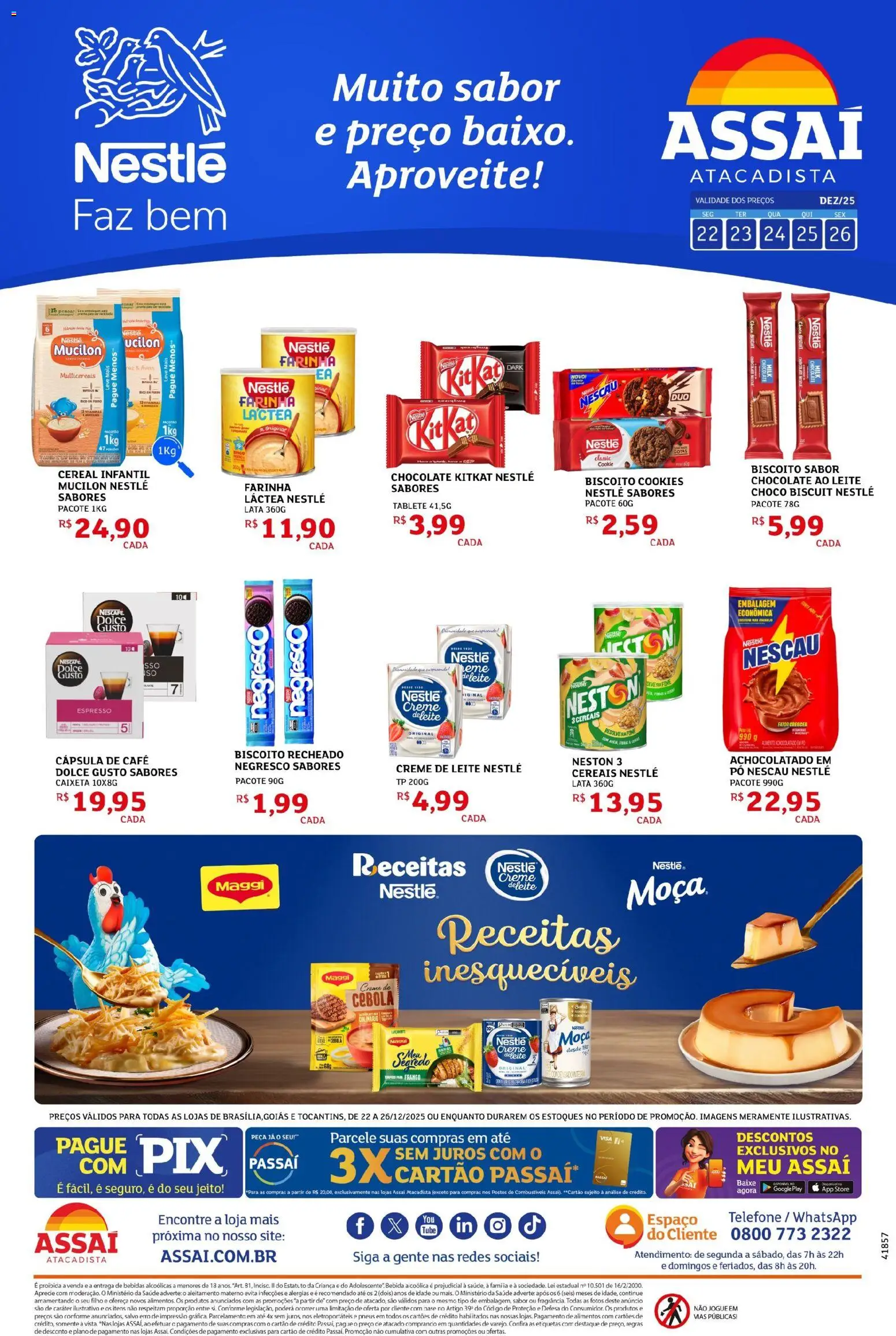 Pré-Visualização do folheto "Encarte - DF" da loja Assaí Atacadista válido a partir de 22/12/2025
