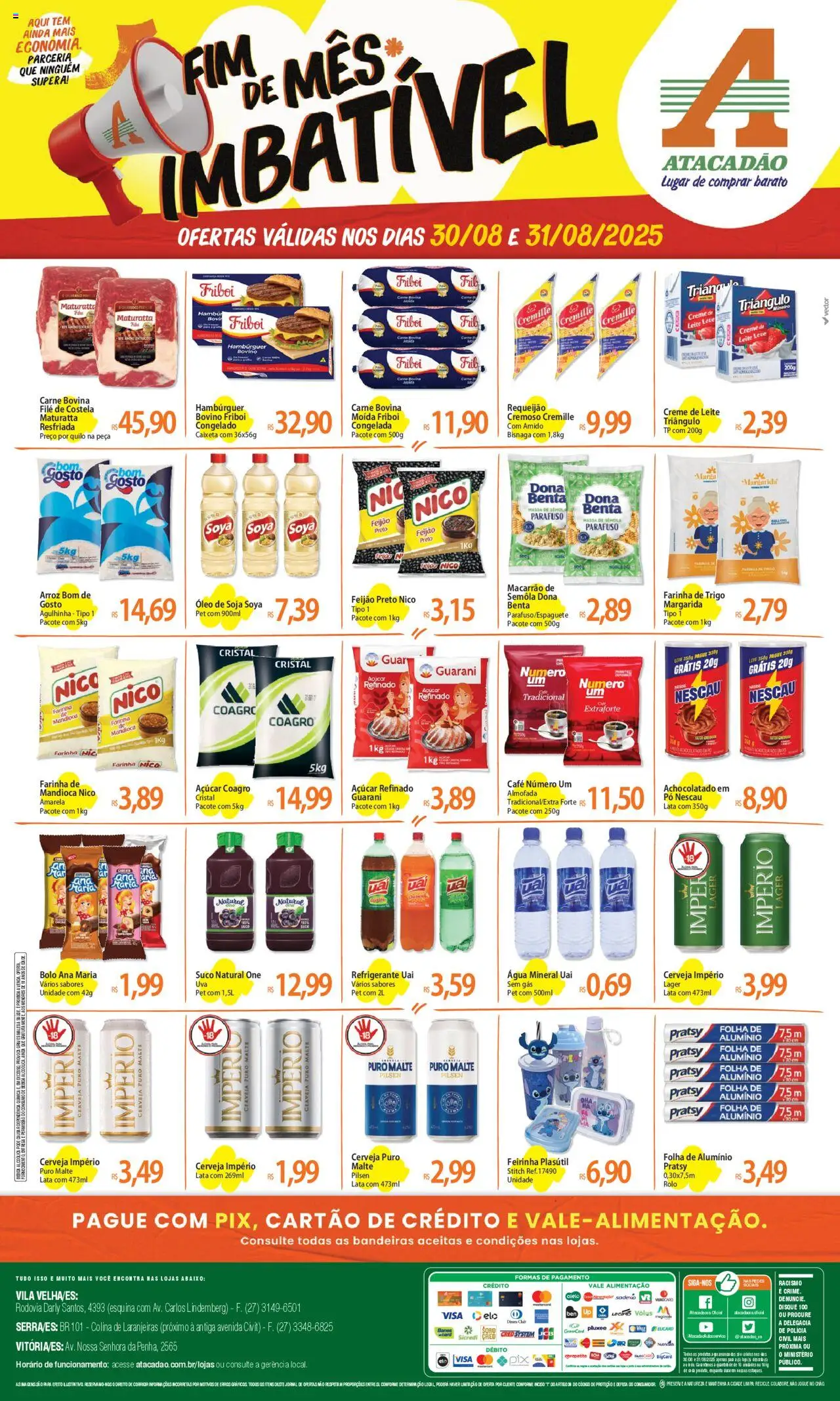 Atacadão folheto "Ofertas - ES" válido a partir de 30/08/2025 - número de página 1