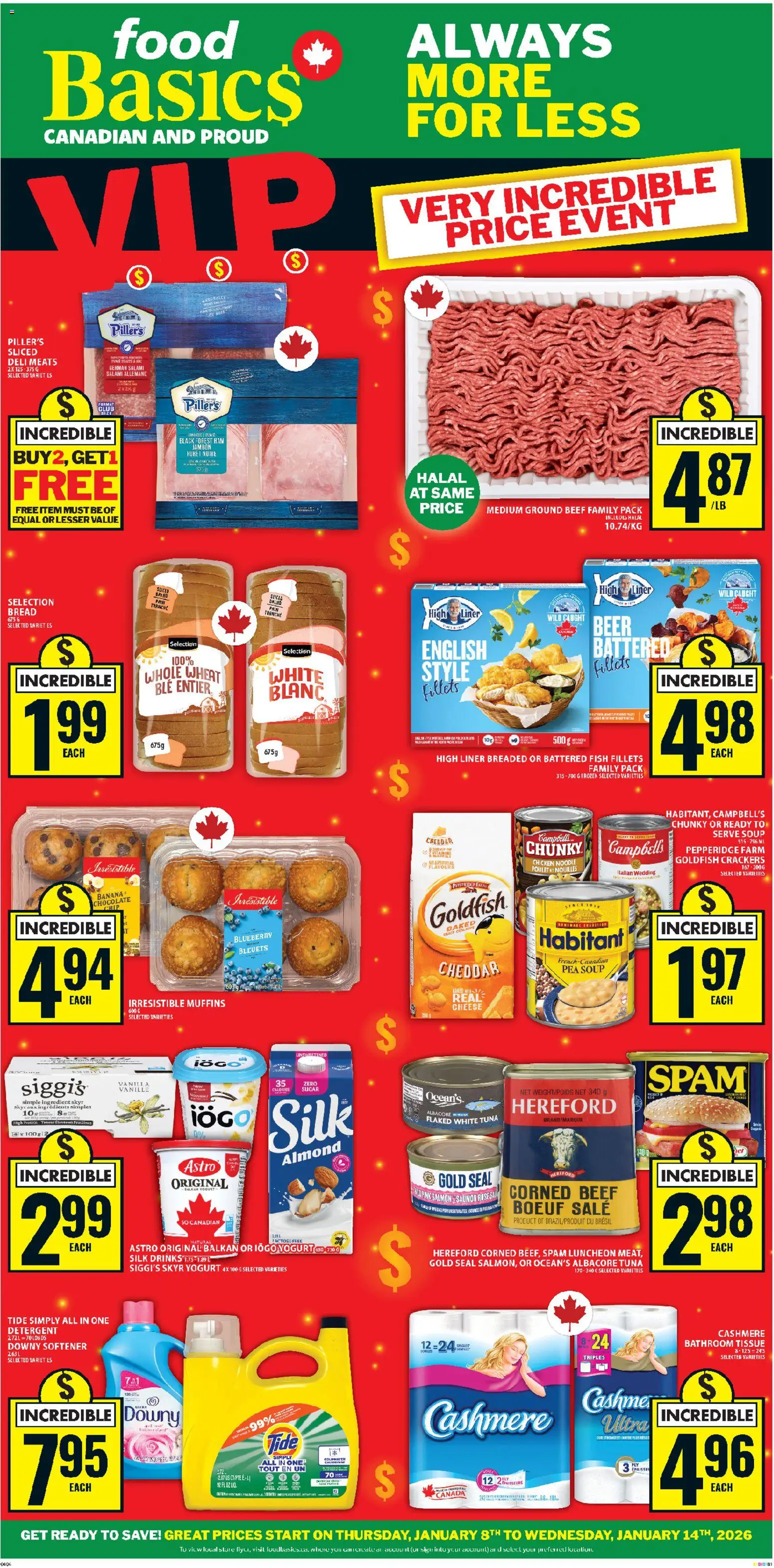 Preview of leaflet Cornwall from shop Food Basics is valid from Jan 08, 2026