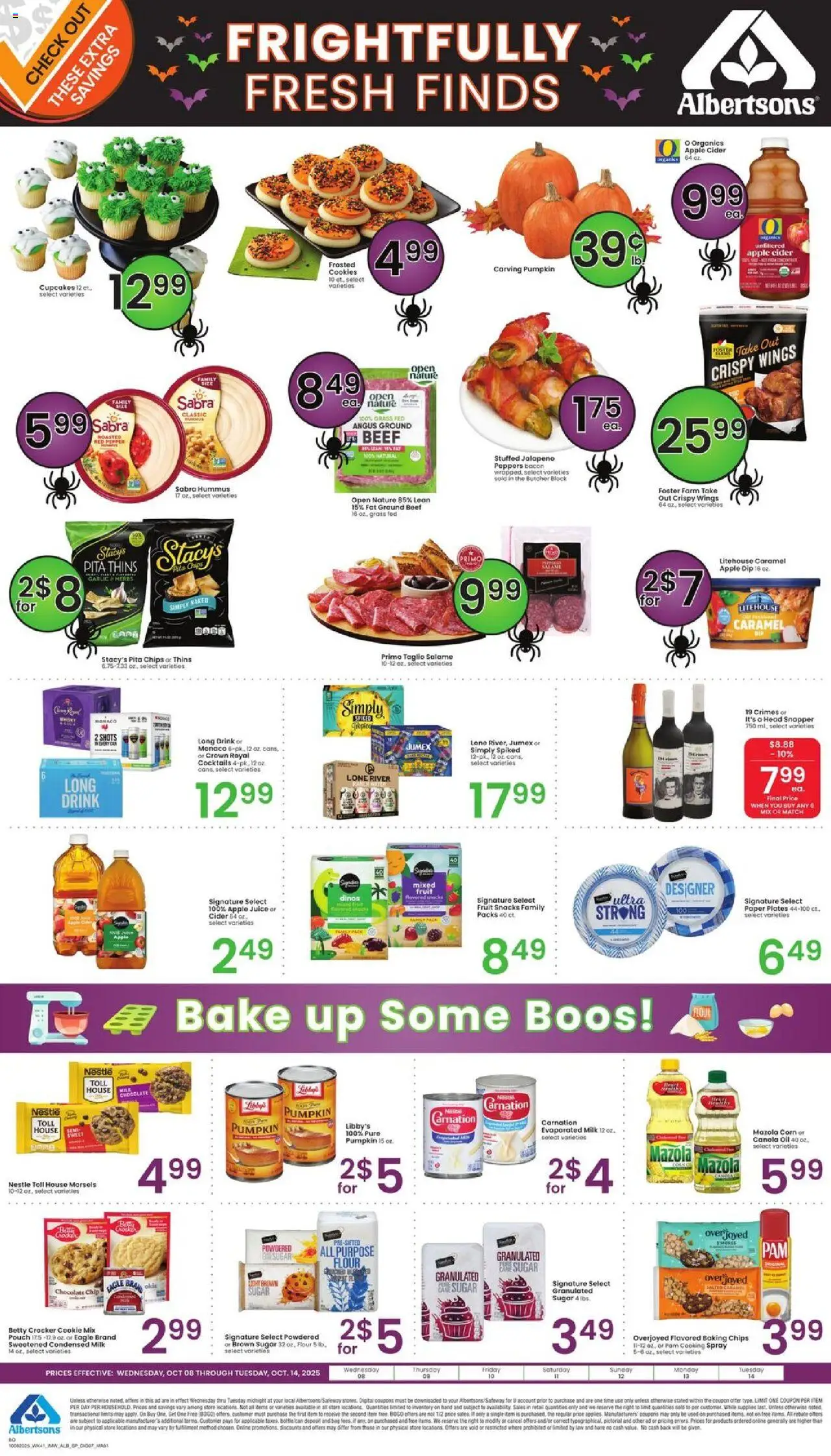 Albertsons Specialty Publication from 10/08/2025 - Flyer - Page number 1
