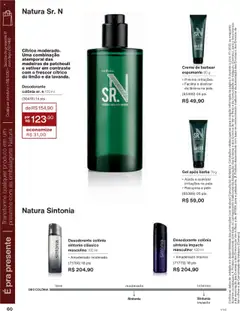 Pré-Visualização do folheto "Ciclo 17/2025" da loja Natura válido a partir de 14/10/2025 | Página: 60