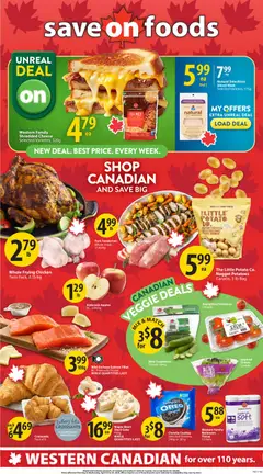 Preview of leaflet Save on foods flyer - AB from shop Save on foods is valid from Apr 23, 2026